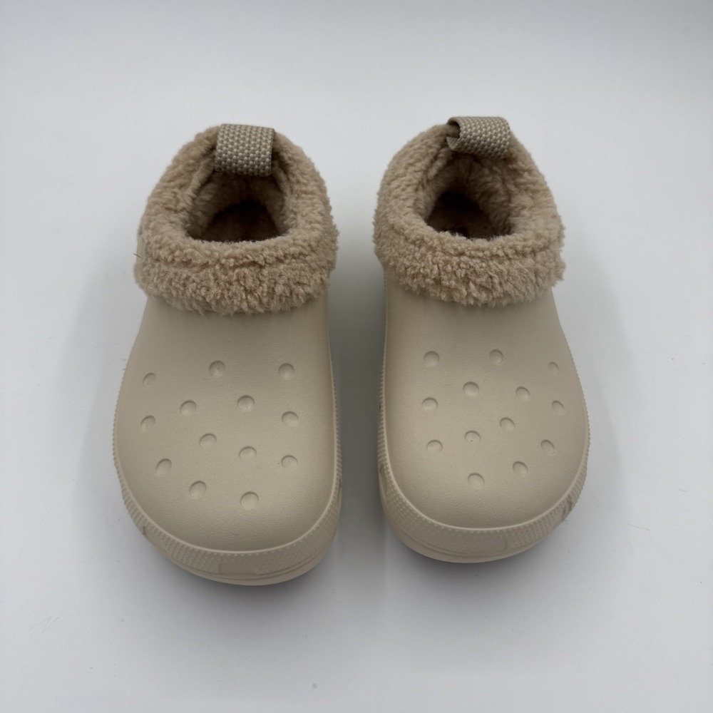 Crocs Classic Lined Shorty Clogs Bone Mushroom Mens 5 Women's 7